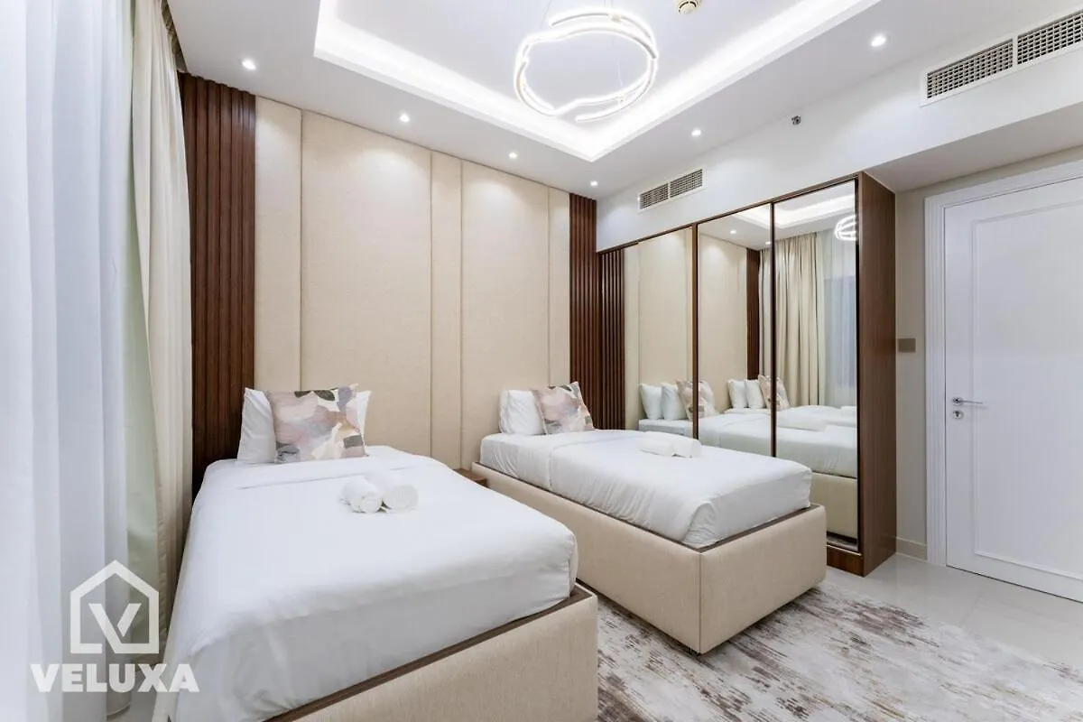 Veluxa-Luxe 2Bed 2 Min Walk To Dubai Mall 公寓