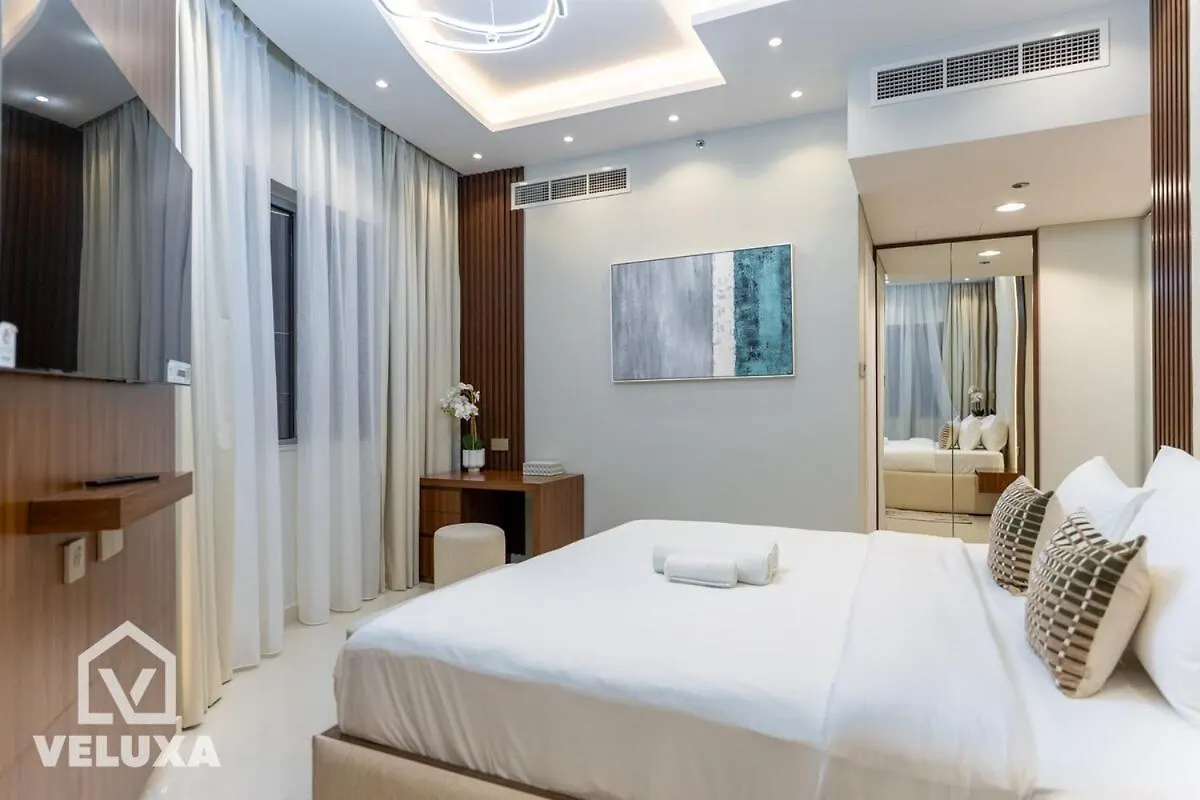 公寓 Veluxa-Luxe 2Bed 2 Min Walk To Dubai Mall 阿拉伯联合酋长国